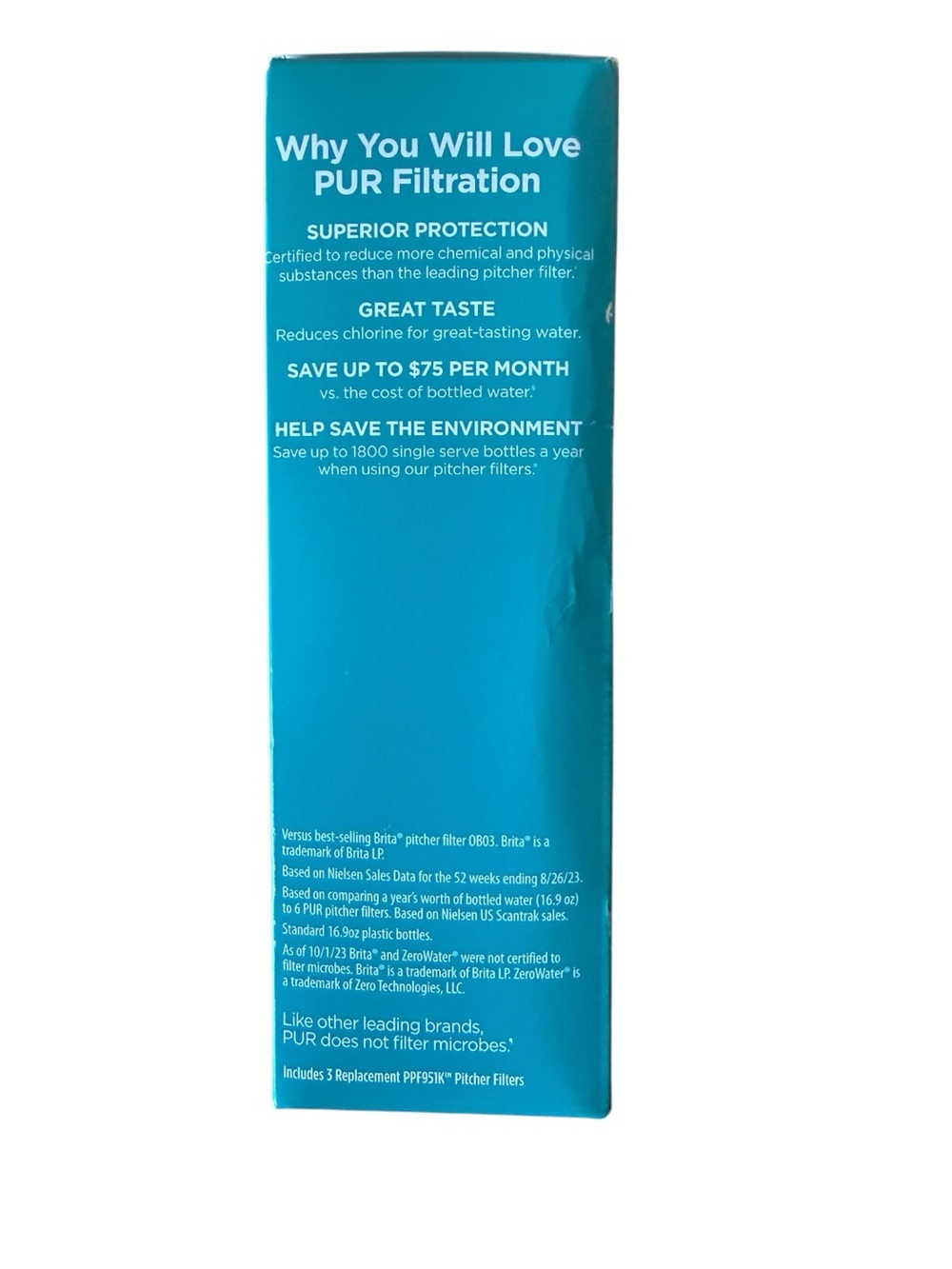 PUR Plus Replacement Water Filters for Pitchers Dispensers 3 Count Pack New NIB - Picture 4 of 4